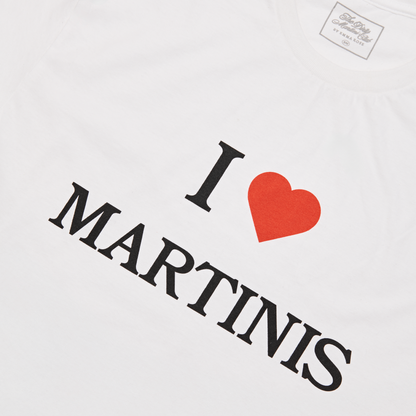 The Dirty Martini Club I HEART MARTINIS Tee