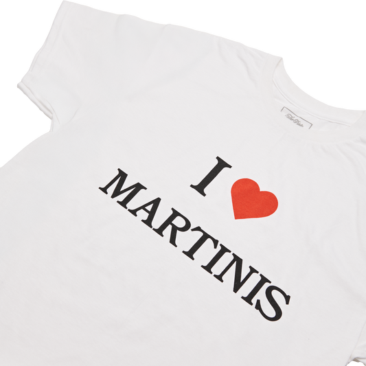 The Dirty Martini Club I HEART MARTINIS Tee