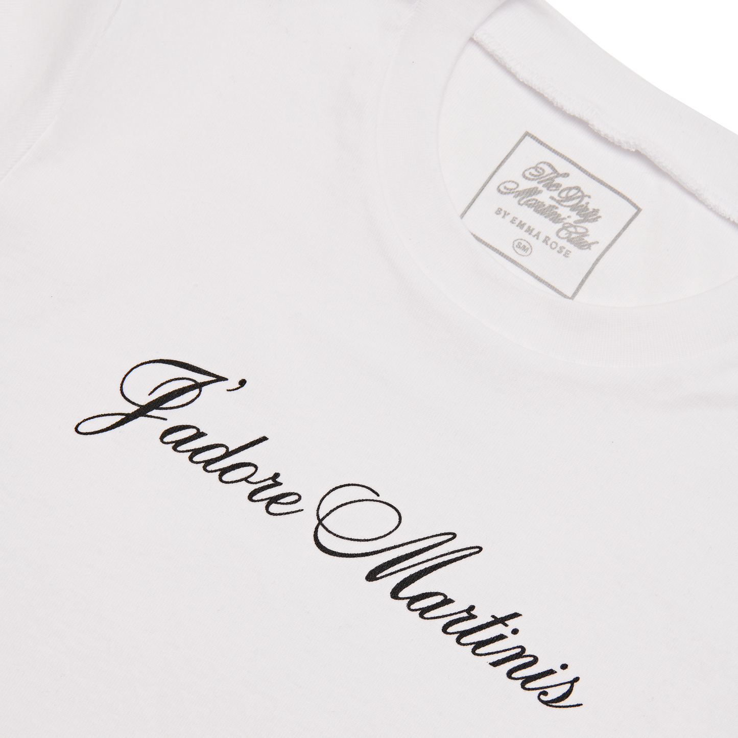 The Dirty Martini Club J'adore Martinis Tee