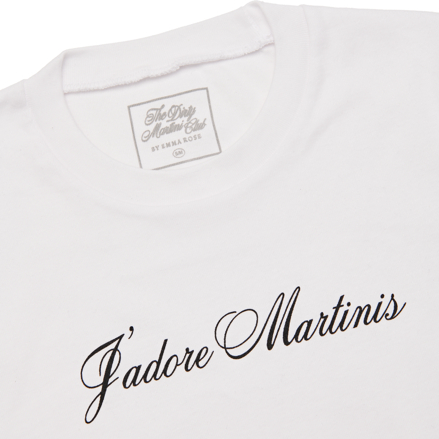 The Dirty Martini Club J'adore Martinis Tee