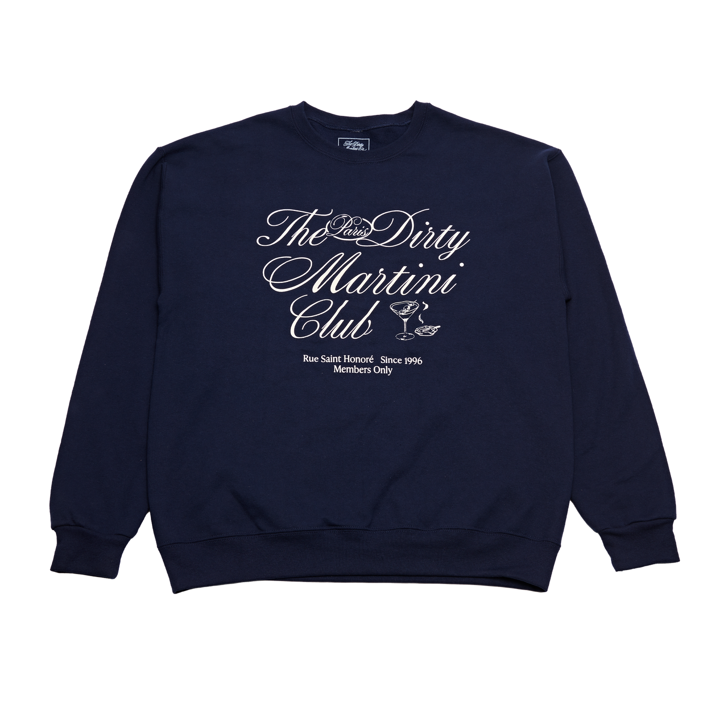 The Parisian Club Crewneck (Navy)